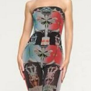 Skims 2X Orchid Cabinet Summer Mesh Corset (Fits Small)